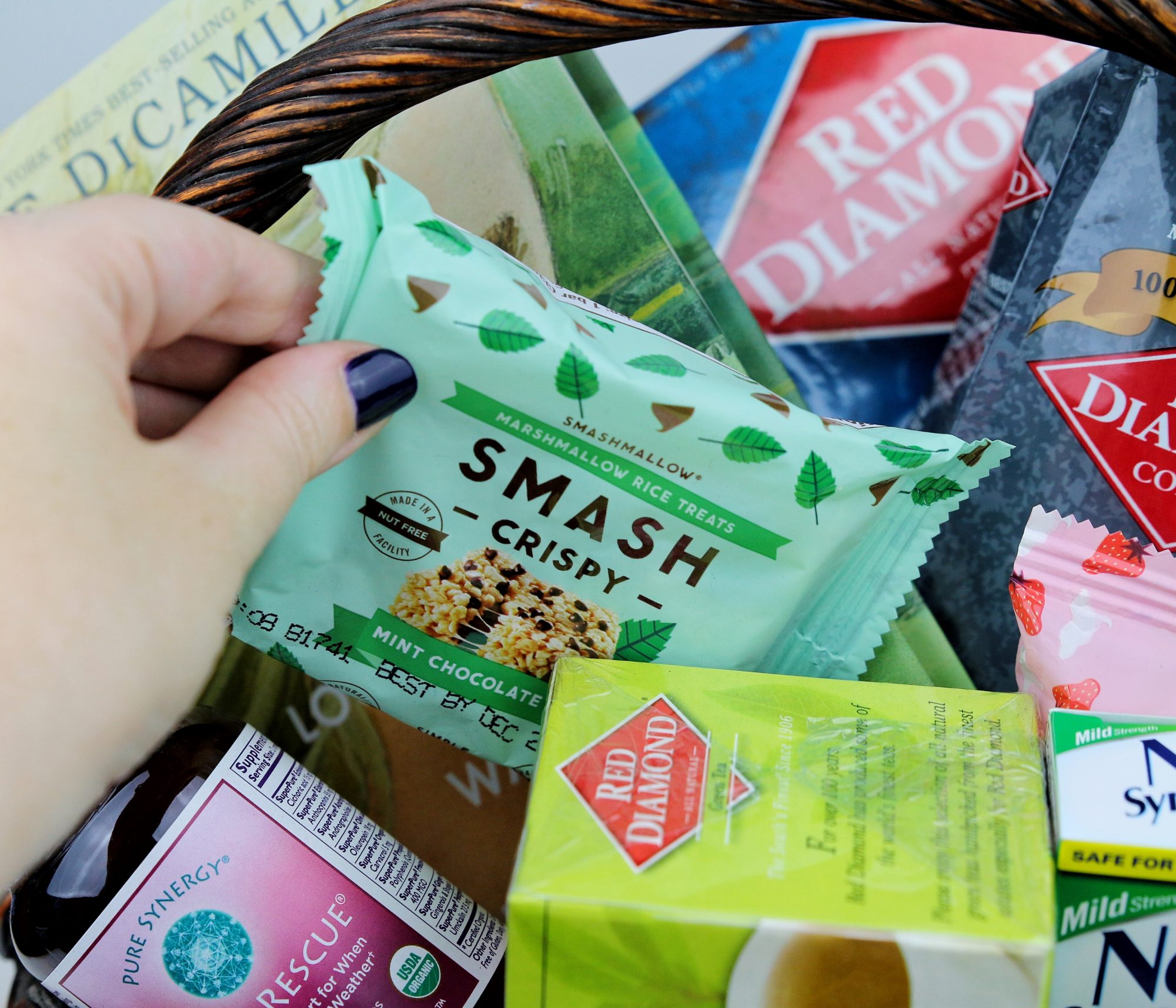 add Smash Crispy treat to care package