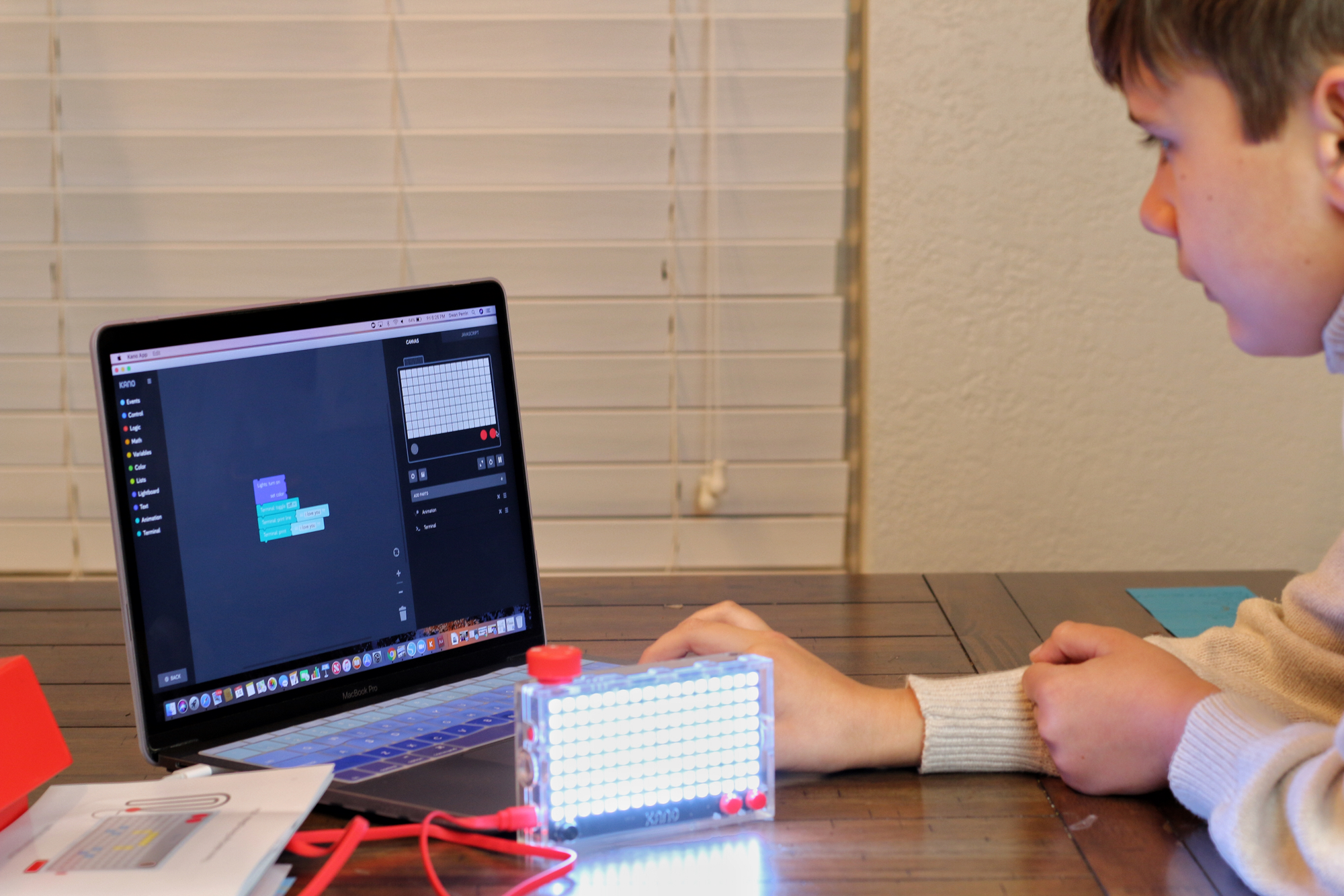 kids learning to code using kano