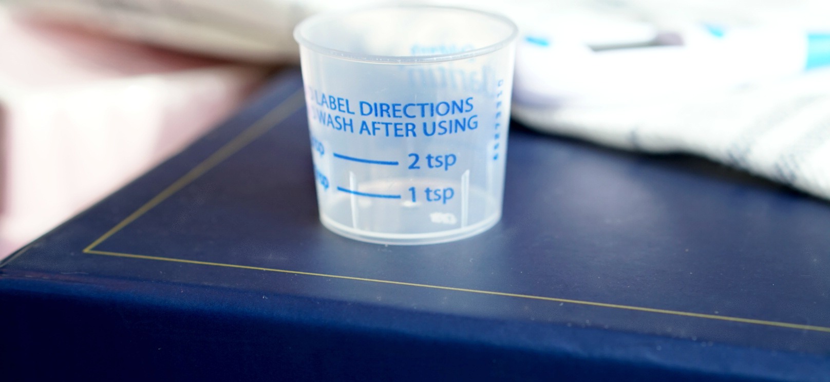 medication measuring cup