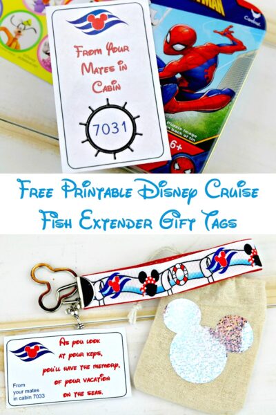 Free Printable Disney Cruise Fish Extender Gift Tags