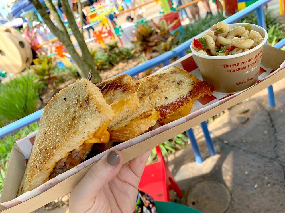 BBQ Brisket Melt at Woody's Lunchbox Toy Story Land