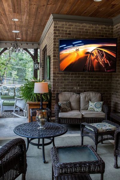 outdoor tv for patio