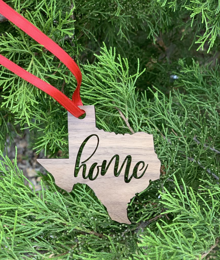 Texas Home Ornament