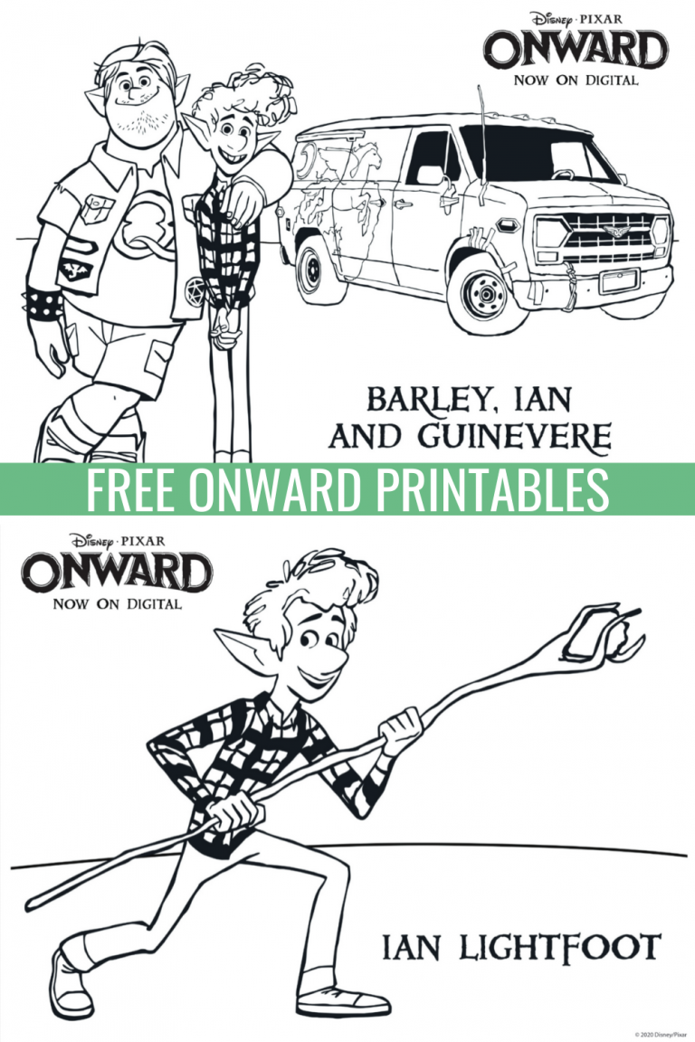 Free Onward Activity Sheets: #Onward Printables For Kids