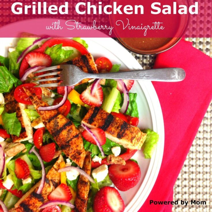 Image for Grilled Chicken Salad with Strawberries
