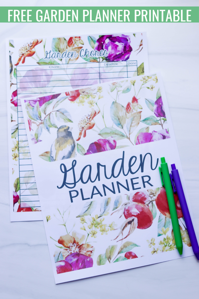 Free Printable Garden Journal: Plan Your New Garden This Season