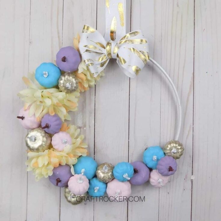 Image for DIY Fall Hoop Wreath - Craft Rocker