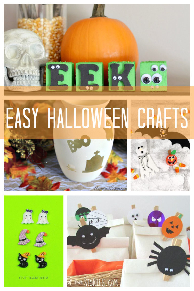 25 + Easy Halloween Crafts