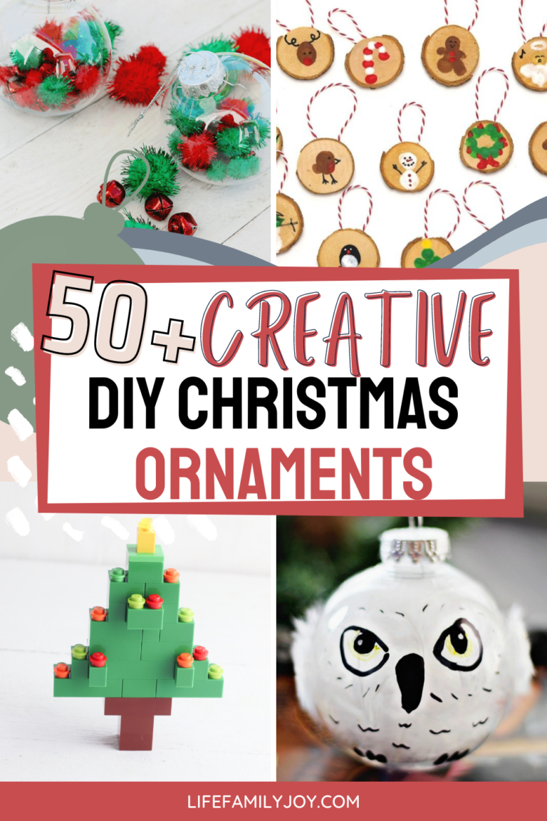 50+ Ideas for Homemade Christmas Ornaments