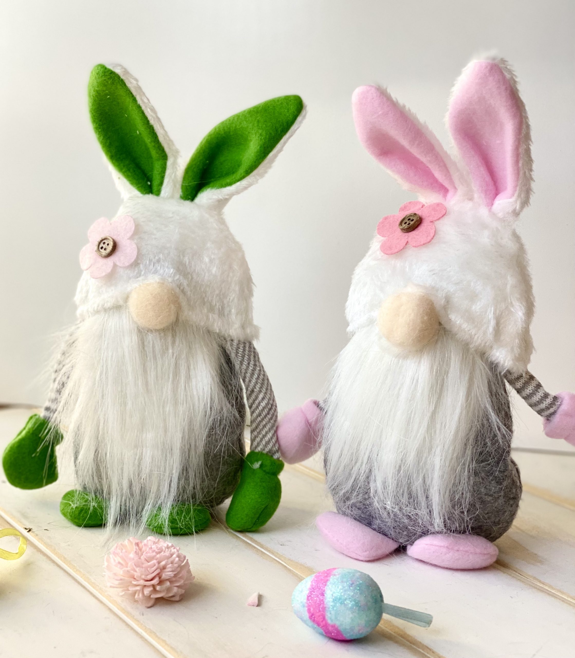 Easter Bunny Gnome Rabbits Tomte Plush Faceless Dolls Gifts Ornaments F0V1 
