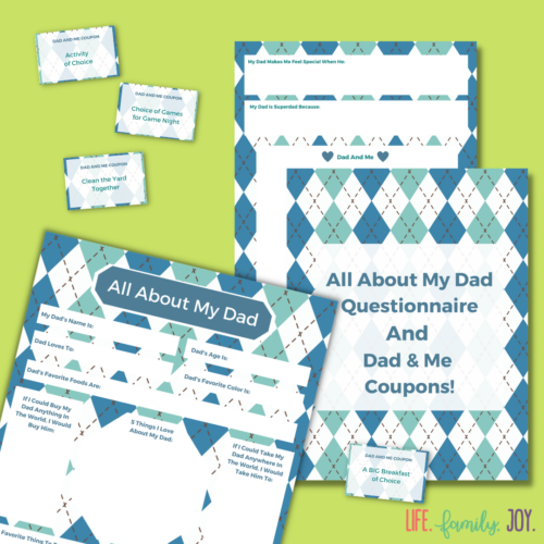 Father's Day Printables: Easy Gift Ideas for Father's Day - Life ...