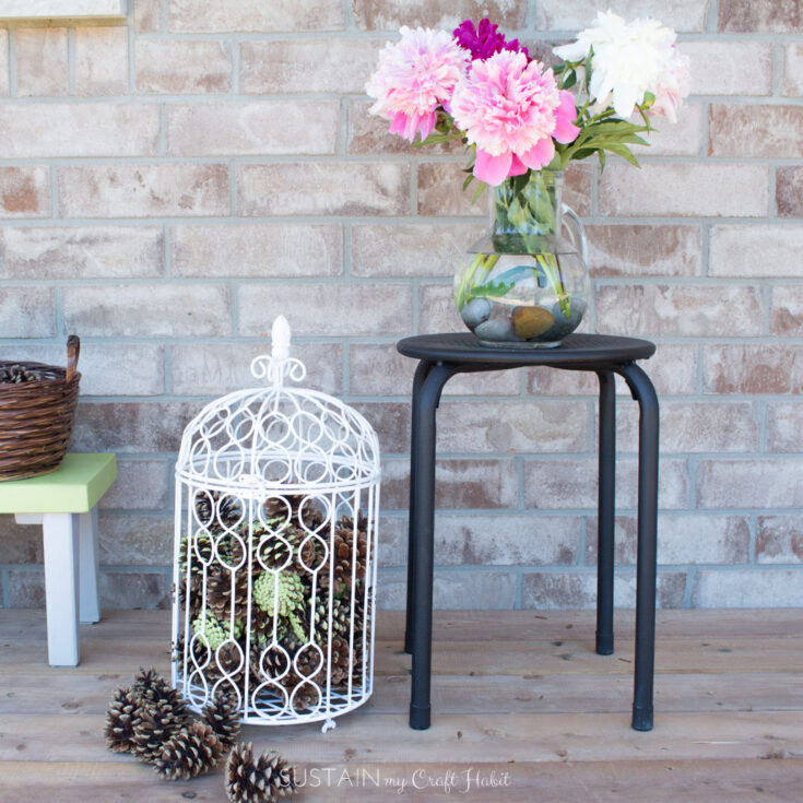 Image for Spray Painting Ideas: Upcycling Outdoor Decor for #12MonthsofDIY